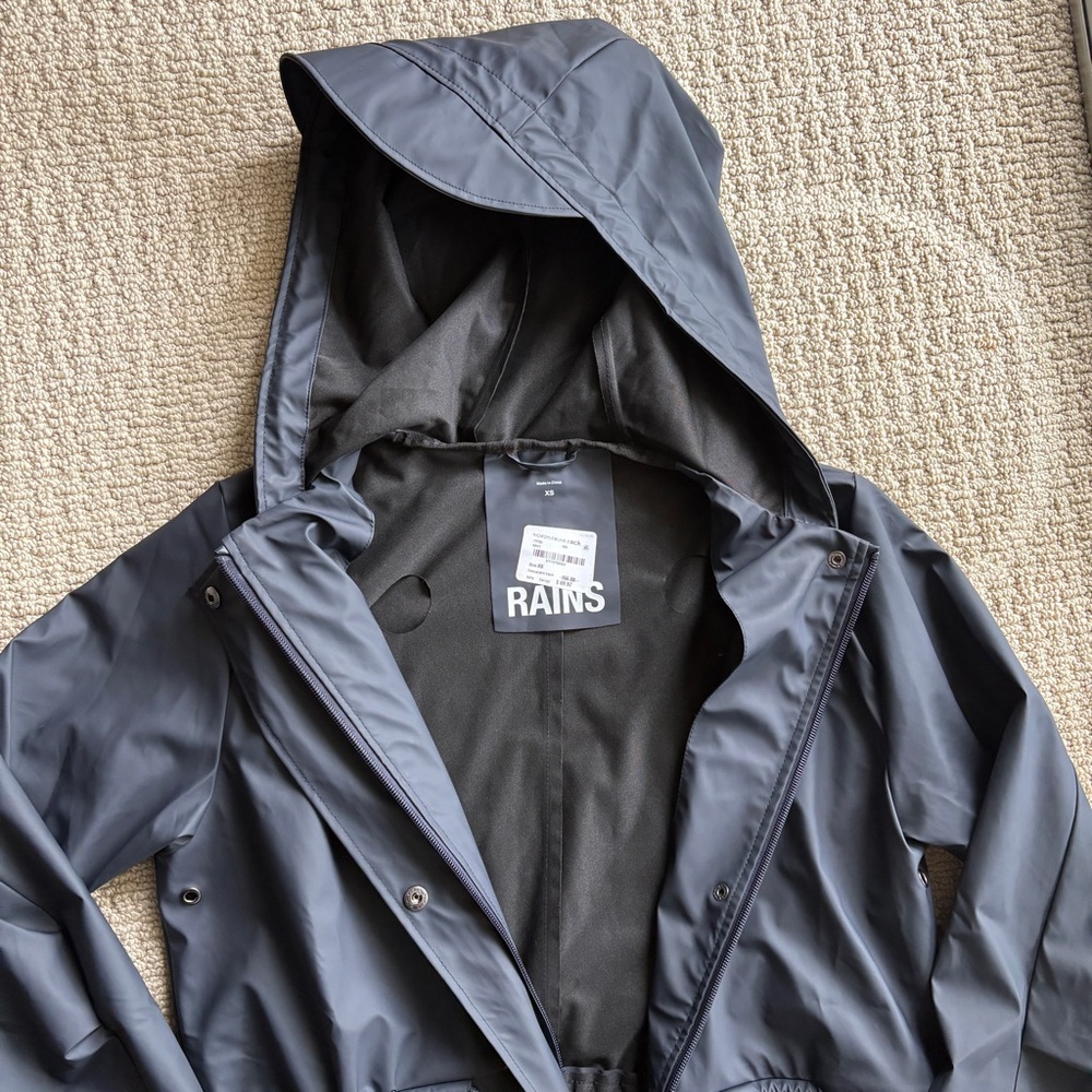NWT Rains String Waterproof Jacket, size XS - Picture 11 of 12